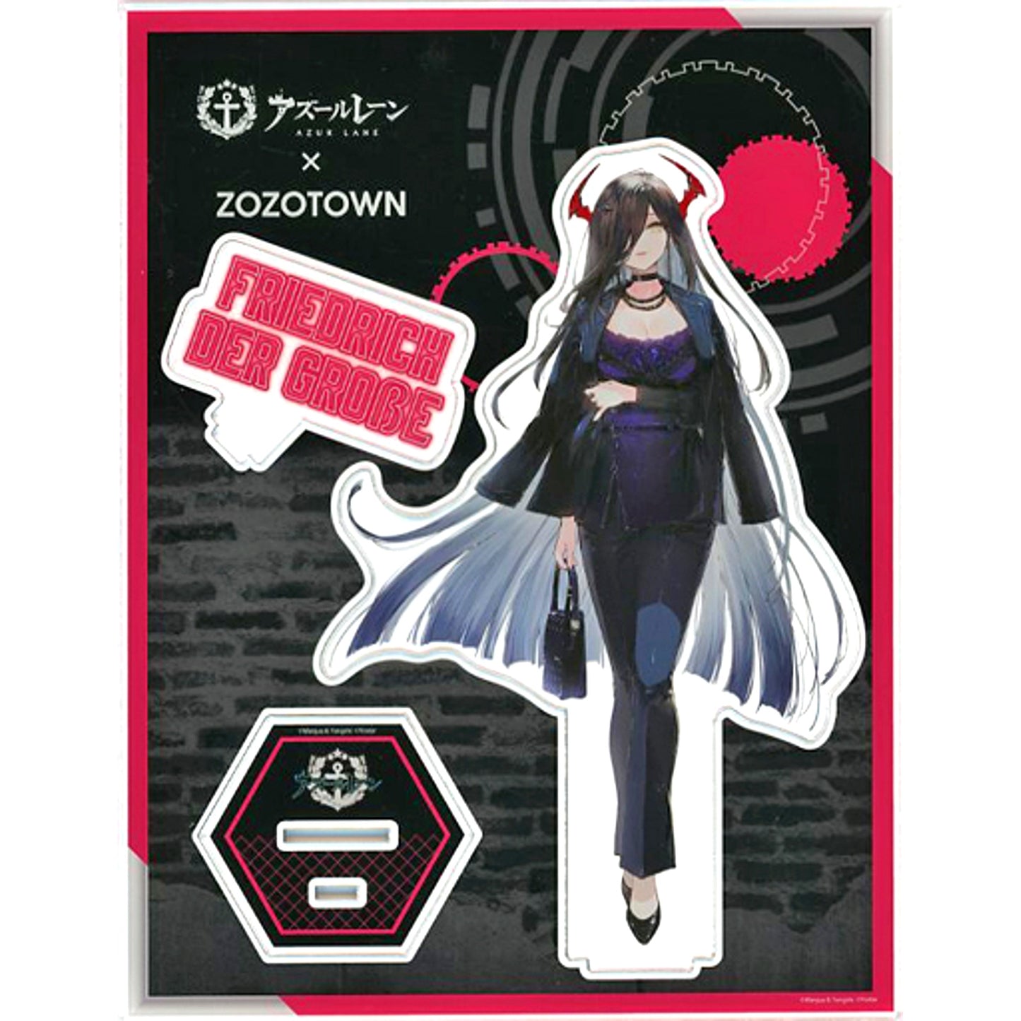 Friedrich der Grosse Azur Lane x ZOZOTOWN BLACK COLLECTION by ZOZOTOWN Acrylic Stand [USED]