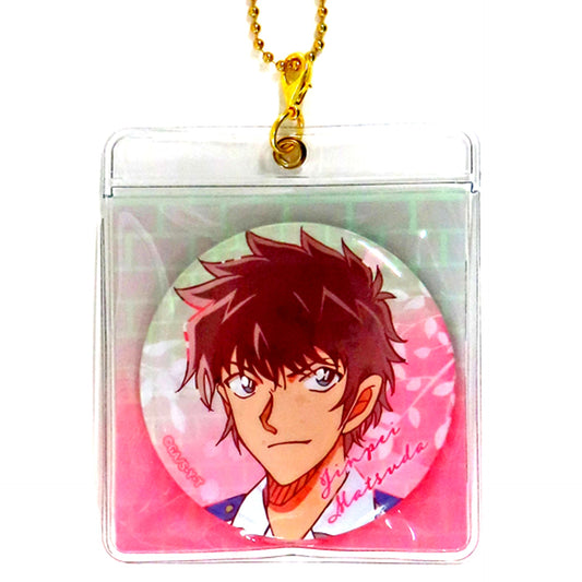 Jinpei Matsuda Detective Conan Case Keychain with Button [USED]