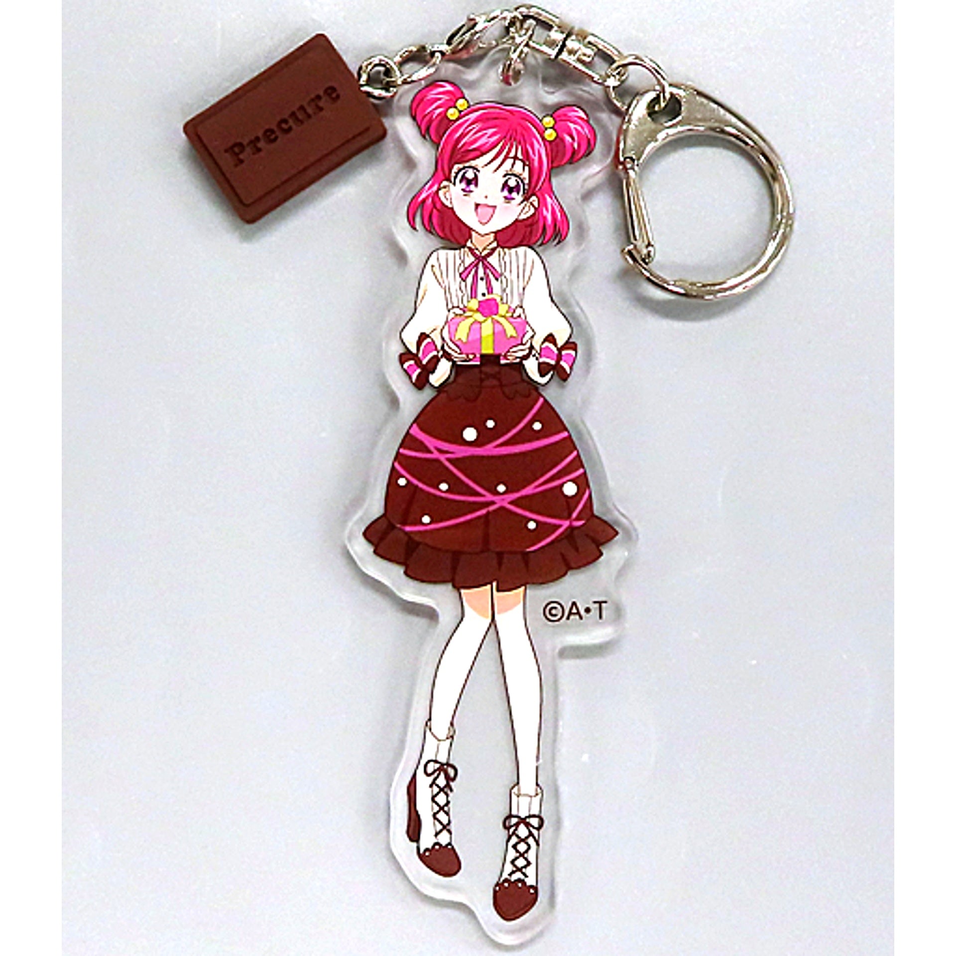 Nozomi Yumehara Yes! PreCure 5 GoGo! Chocotto Acrylic Keychain PRECURE Sweets Fair Valentine [USED]