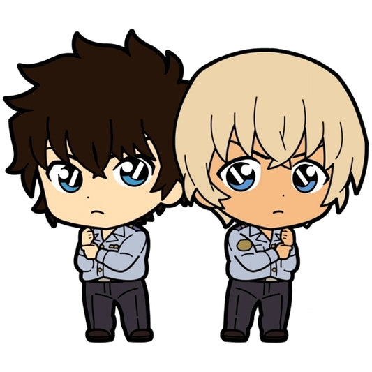 Jinpei Matsuda & Rei Furuya Detective Conan Chocokawa Twin Acrylic Strap [USED]