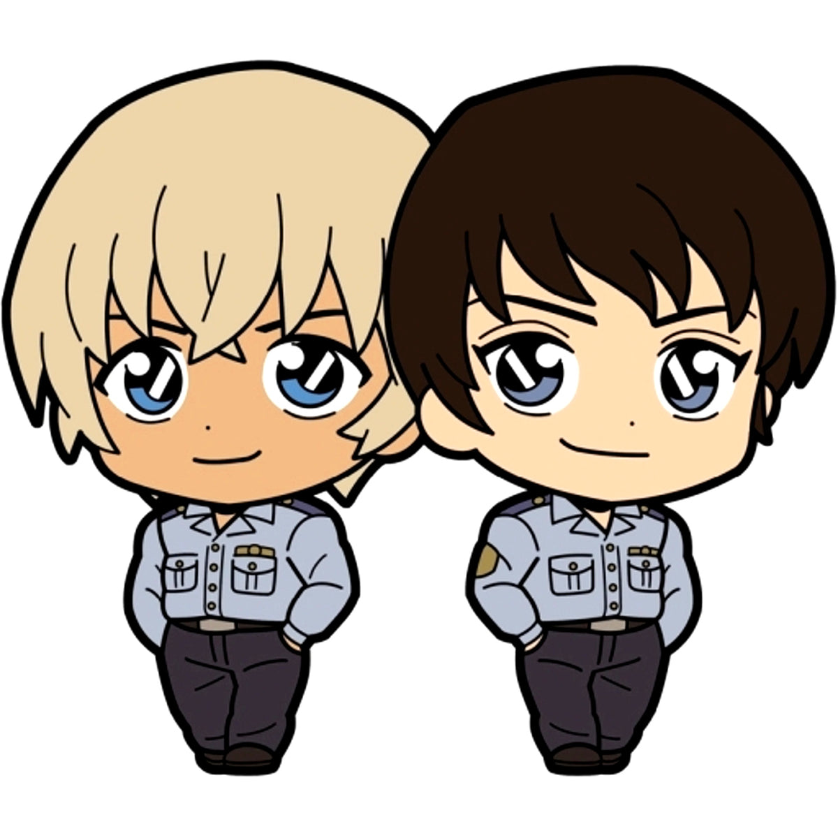 Rei Furuya and Hiromitsu Morofushi Detective Conan Chokokawa Twin Acrylic Strap [USED]