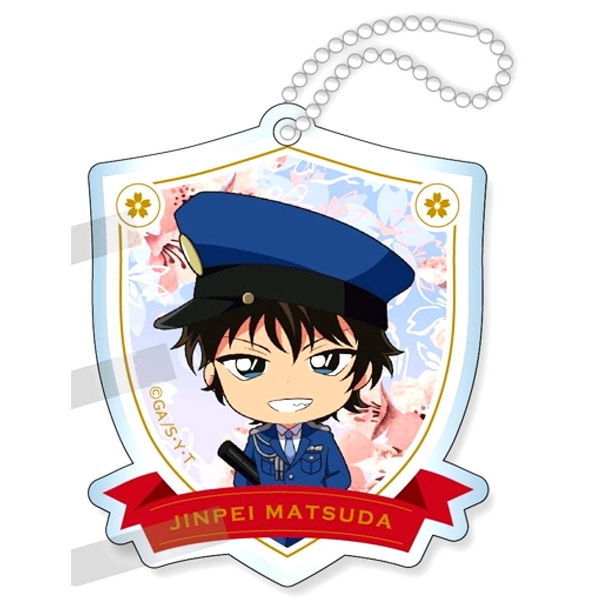 Jinpei Matsuda Detective Conan Niitengo Acrylic Keychain Sakura Graduation Ver. [USED]