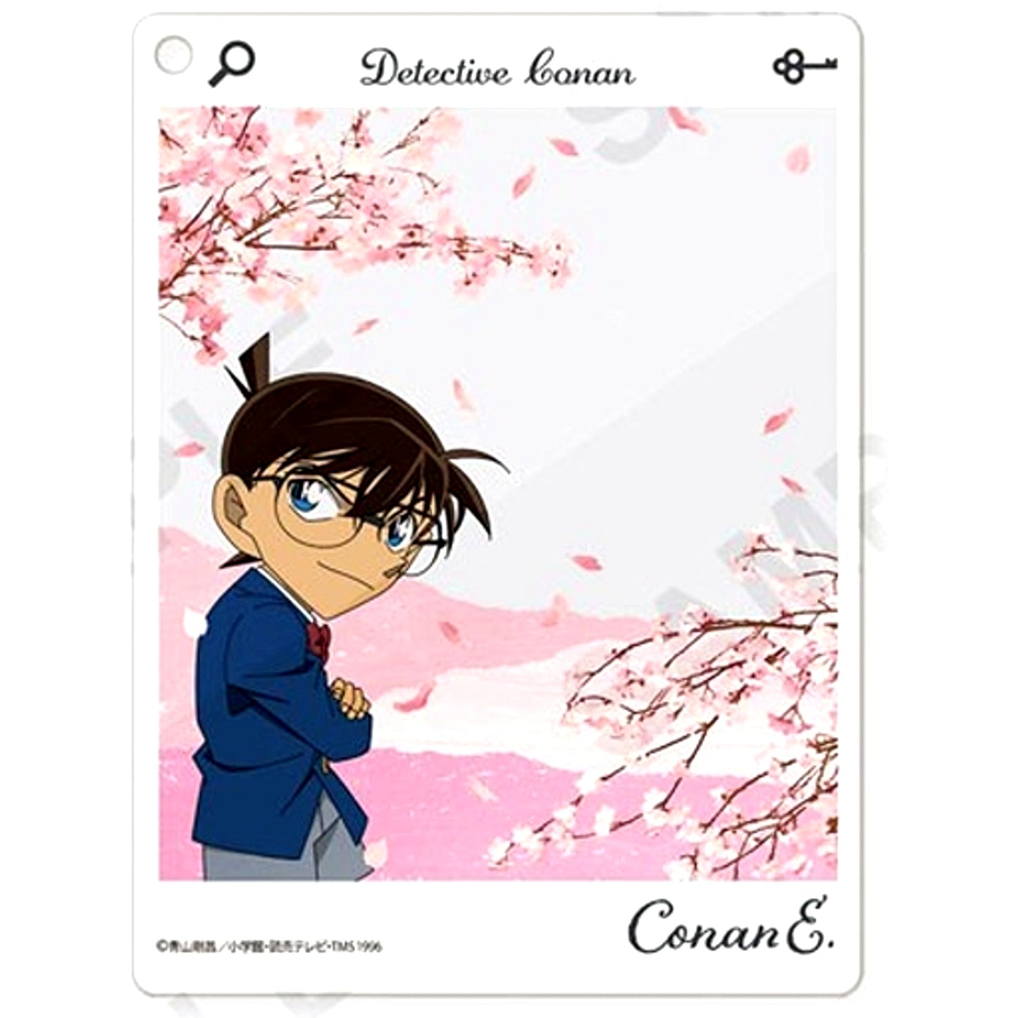 Conan Edogawa Detective Conan Frame Acrylic Keychain SAKURA Ver. [USED]