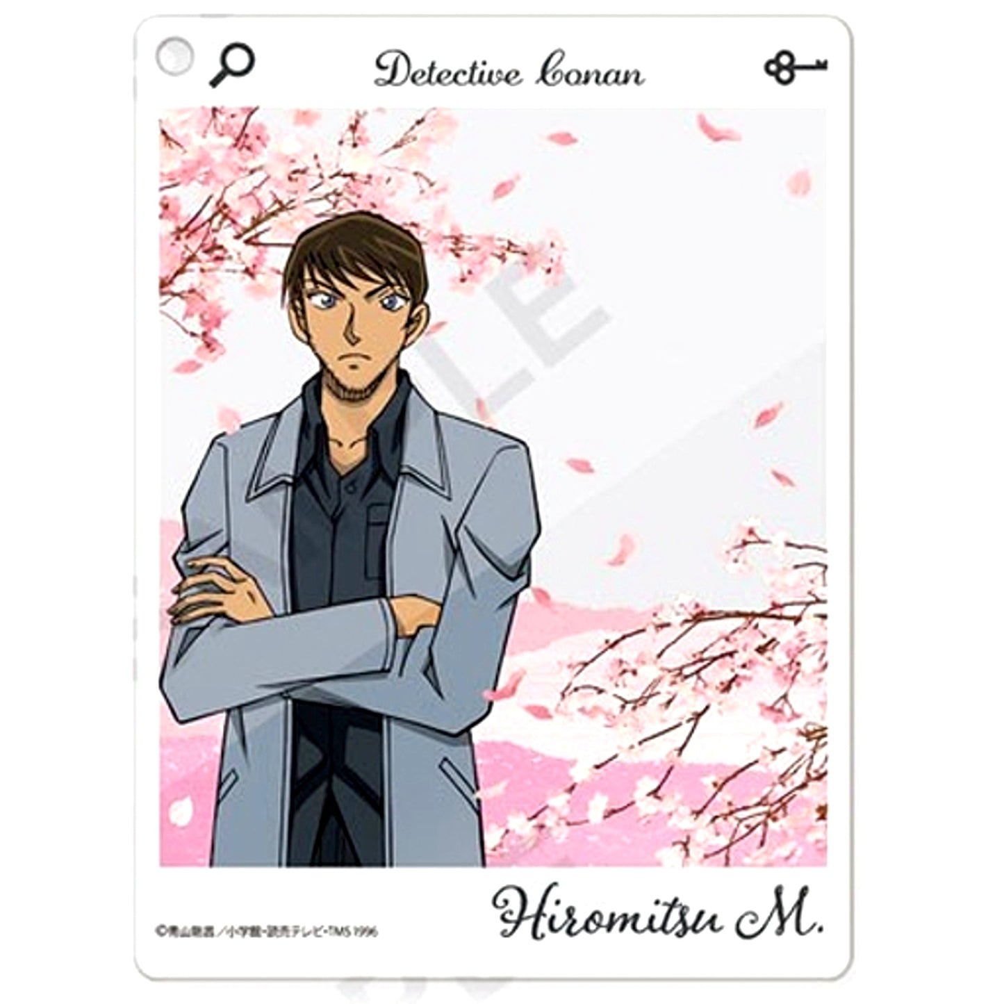 Hiromitsu Morofushi Detective Conan Frame Acrylic Keychain SAKURA Ver. [USED]