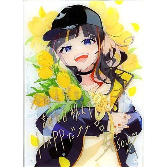 Hayase Sou Acrylic Panel Virtual YouTuber Nijisanji Birthday 2022 Included Item [USED]