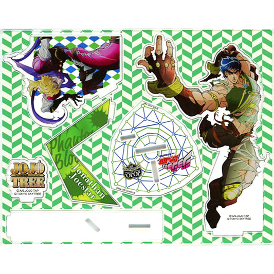 Jonathan Joestar & Dio Brando Acrylic Stand JOJOTREE JoJo's Bizarre Adventure in TOKYO SKYTREE [USED]
