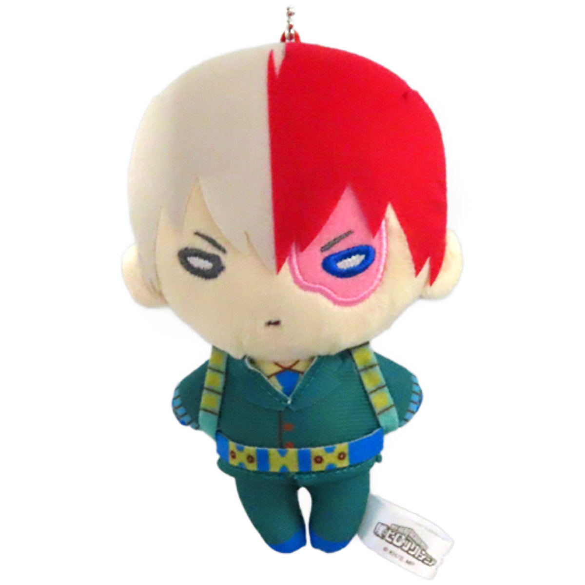 My Hero Academia Shoto Todoroki Nitotan Plush Toy with Ball Chain Ultra Event Hero Fes. Hero Fes 2022 Limited Keychains [USED]