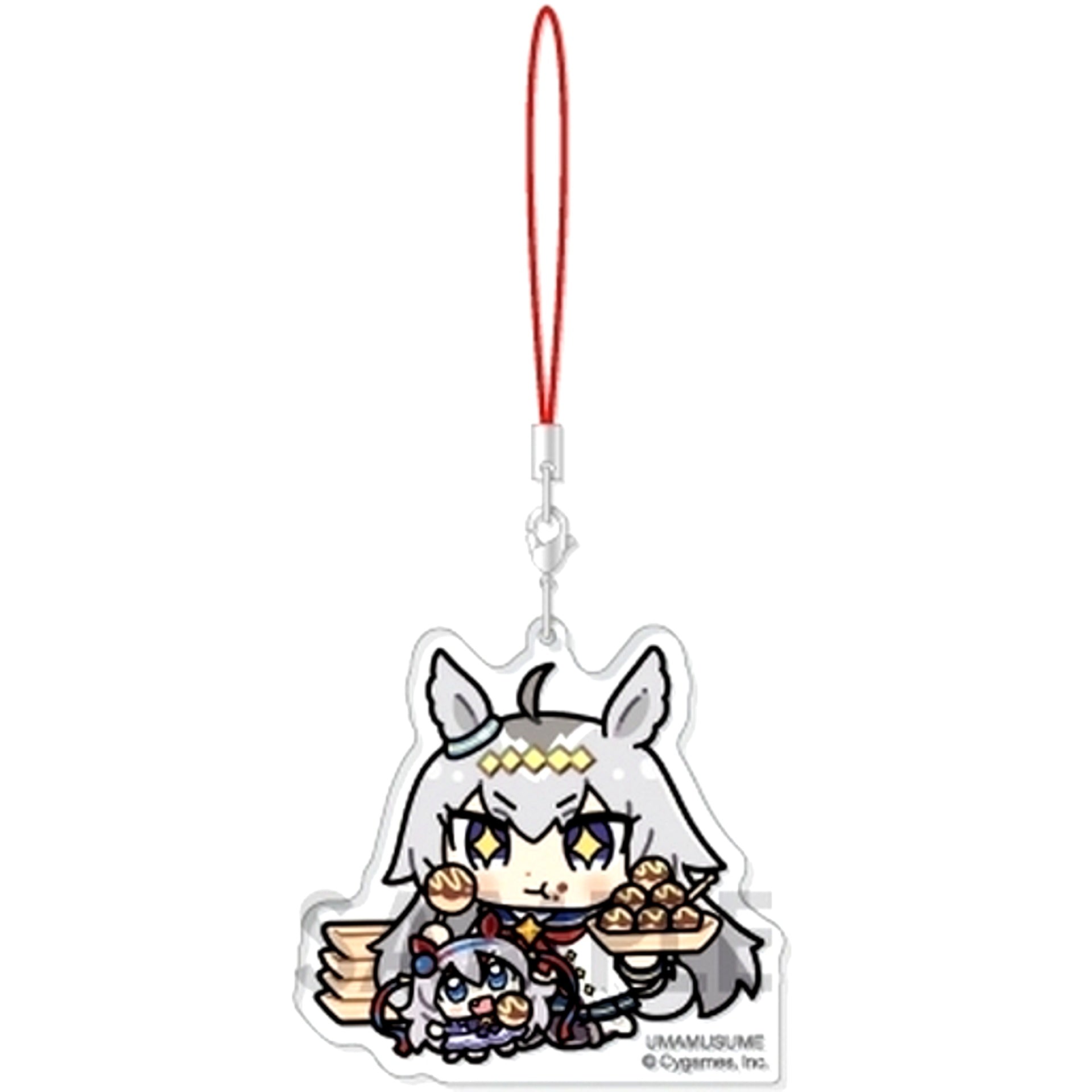 Oguri Cap Tamamo Cross Uma Musume Pretty Derby Acrylic Strap With Plush Vol.1 [USED]