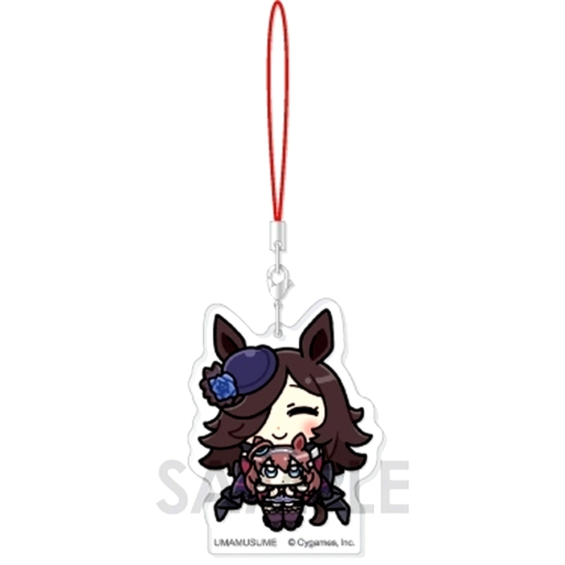 Rice Shower & Mihono Bourbon Umamusume Pretty Derby Acrylic Strap With Plush Vol.1 [USED]