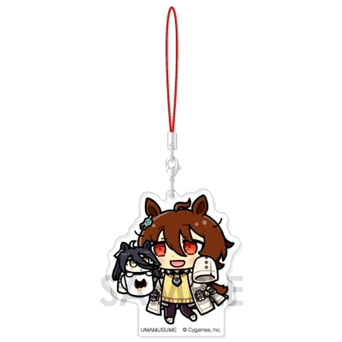 Agnes Tachyon Manhattan Cafe Uma Musume Pretty Derby Acrylic Strap With Plush Vol.1 [USED]
