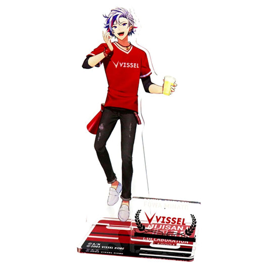 Fuwa Minato Vissel Kobe Acrylic Stand Virtual YouTuber Nijisanji Rakuten Collection 2022 J1 18 Clubs Pattern A B-8 Prize [USED]