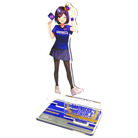 Shizuka Rin Sanfrecce Hiroshima Acrylic Stand Virtual YouTuber Nijisanji Rakuten Collection 2022 J1 18 Clubs Pattern B B-17 Prize [USED]
