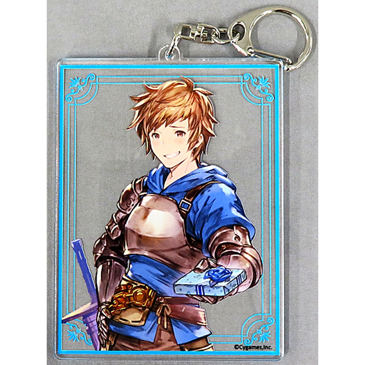 Protagonist Male White Day Acrylic Keychain Granblue Fantasy [USED]