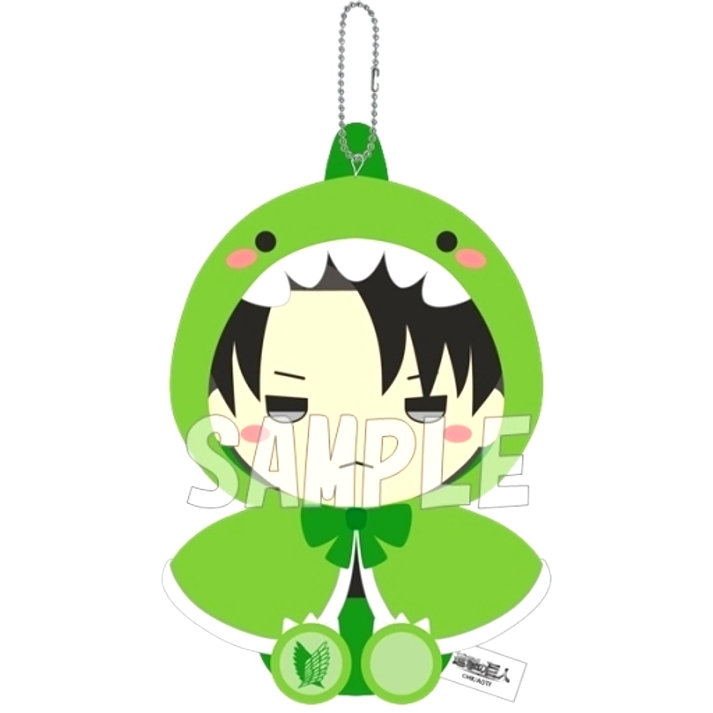 Levi Attack on Titan Gyaokore Plush Keychain [USED]
