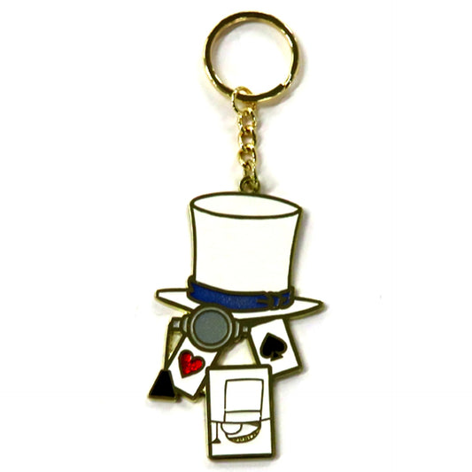 Kaitou Kid Detective Conan Stained Keychain [USED]