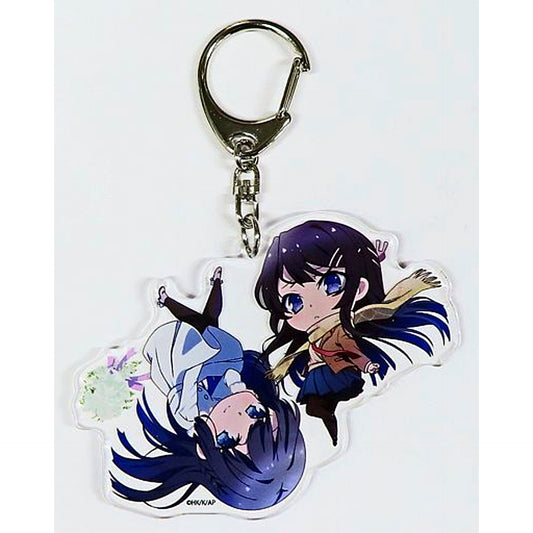 Mai & Shoko Rascal Does Not Dream of a Dreaming Girl Acrylic Charm Advance Ticket Vol. 2 with Goods Bonus Item [USED]