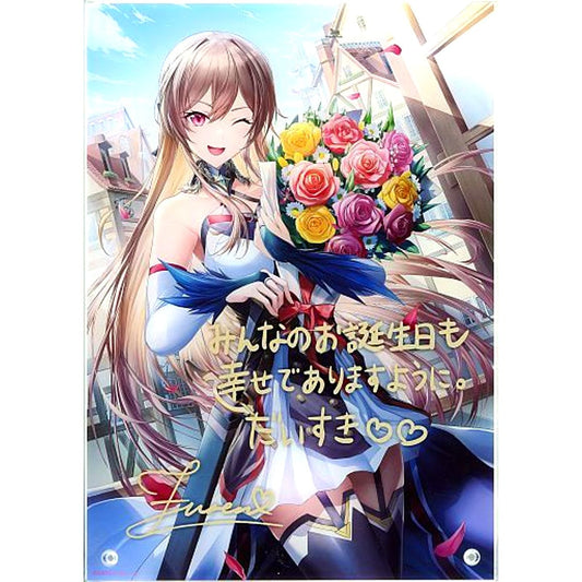 Furen E Lustario Acrylic Panel Virtual YouTuber Nijisanji Birthday 2022 Included Item [USED]