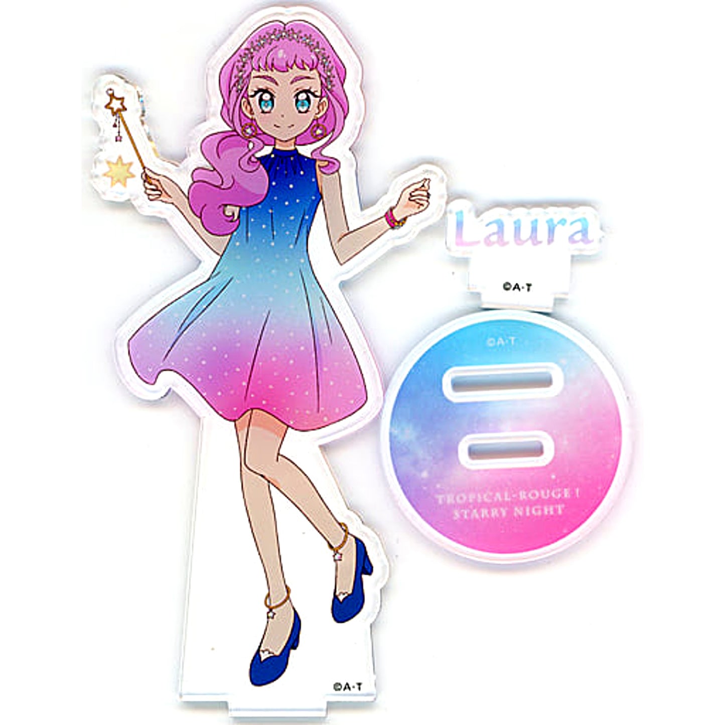 Laura Tropical-Rouge! Precure Acrylic Stand Tropical-Rouge! STARRY NIGHT Pretty Store Limited [USED]
