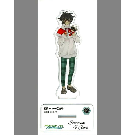 Setsuna F. Seiei Christmas Mobile Suit Gundam 00 Model Sheet AS Acrylic Stand [USED]