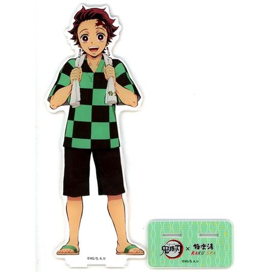 Tanjiro Kamado Demon Slayer x Gokurakuyu RAKU SPA They're Back! Tanjiro and Friends' Relaxing Holiday BIG Acrylic Stand [USED]
