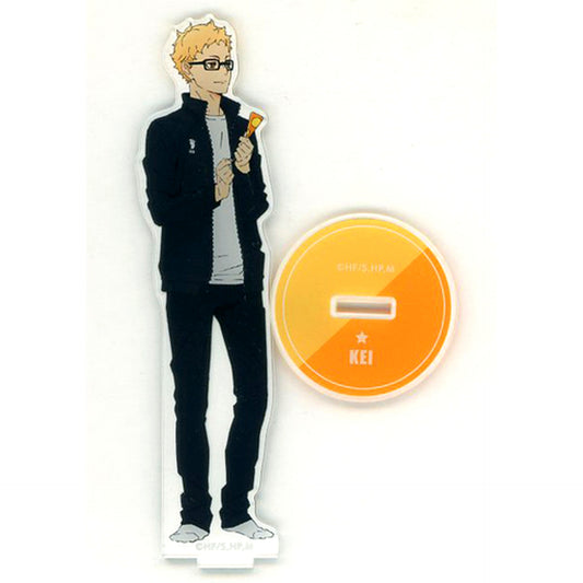 Kei Tsukishima Haikyu!! To The Top Acrylic Stand Karasuno Birthday Party in Tokyu Hands To Beautiful Kiyoko [USED]