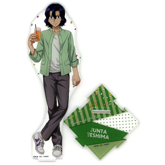 Junta Teshima Yowamushi Pedal Big Acrylic Stand Party Princess Cafe [USED]