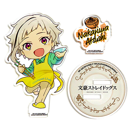 Atsushi Nakajima Bungo Stray Dogs x AniCook cookpadLive Acrylic Stand [USED]