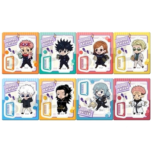 Jujutsu Kaisen Yuji Itadori & Others All 8 Types Set Tokotoko Acrylic Stand Vol.2 Outing Edition Acrylic Stands [USED]