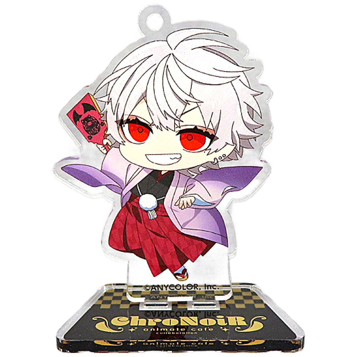 VTuber Nijisanji Kuzuha Kimono ChroNoiR Trading Acrylic Stand Keychain animatecafe Business Trip Version Limited Keychains [USED]