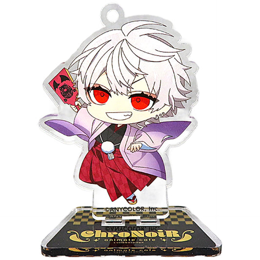 VTuber Nijisanji Kuzuha Kimono ChroNoiR Trading Acrylic Stand Keychain animatecafe Business Trip Version Limited Keychains [USED]