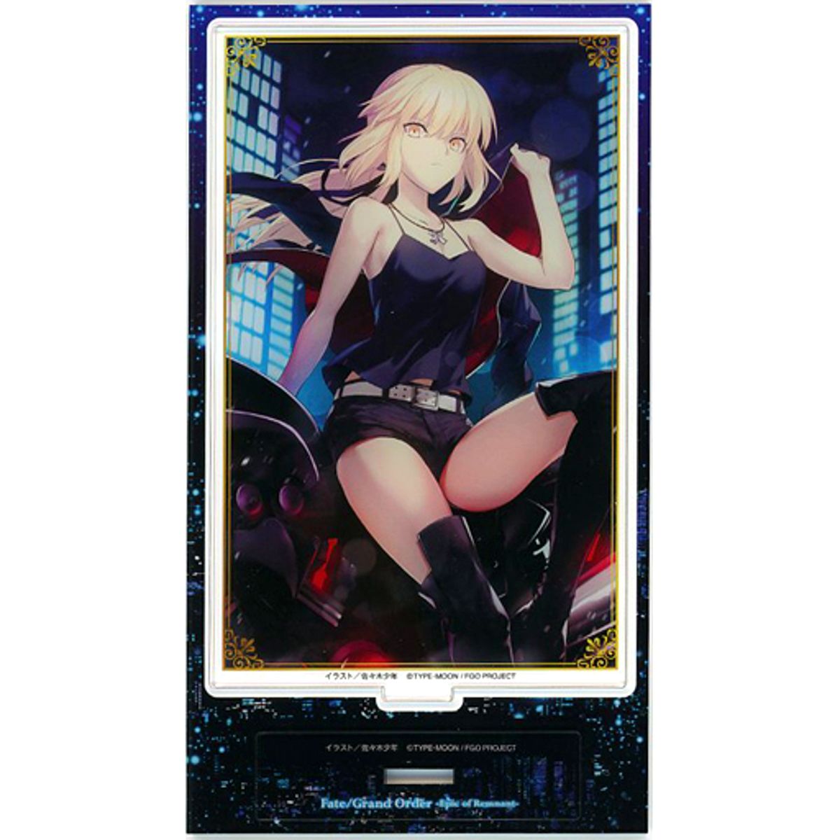 Saber, Altria Pendragon Fate/Grand Order: Epic of Remnant Alter Shinjuku Ver. Big Acrylic Stand Only from Comics Vol. 3 Animate Exclusive Set Bundled Bonus [USED]
