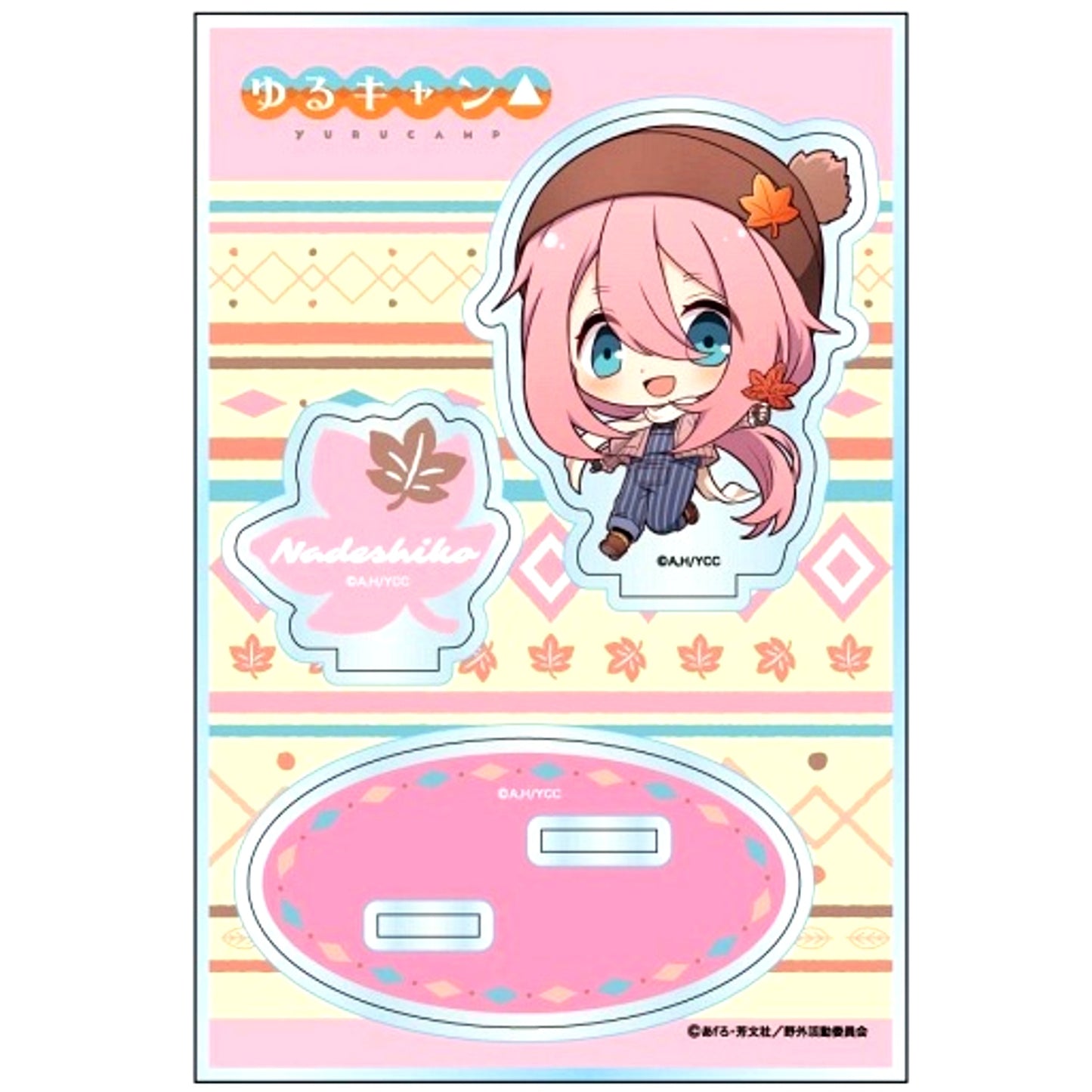 Nadeshiko Kagamihara Autumn Leaves Chibitts Acrylic Stand Jr. Yuru Camp [USED]