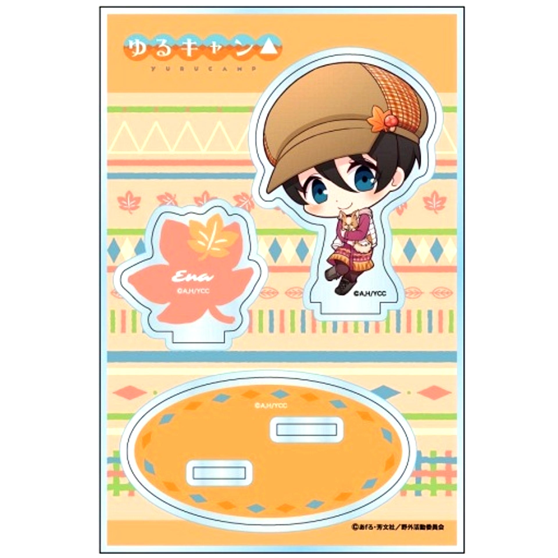Ena Saito Autumn Leaves Chibitts Acrylic Stand Jr. Yuru Camp [USED]