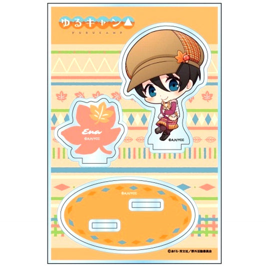 Ena Saito Autumn Leaves Chibitts Acrylic Stand Jr. Yuru Camp [USED]