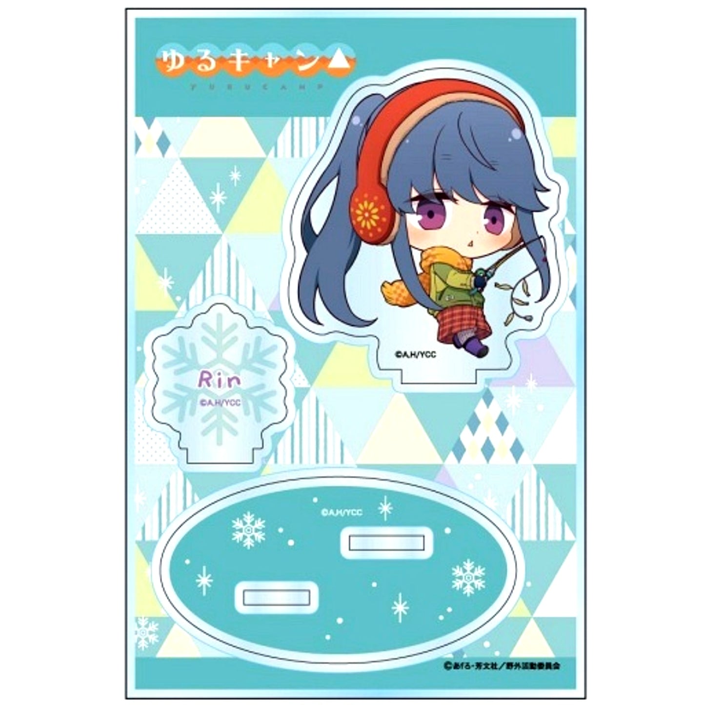 Rin Shima Smelt Fishing Chibitts Acrylic Stand Jr. Yuru Camp [USED]