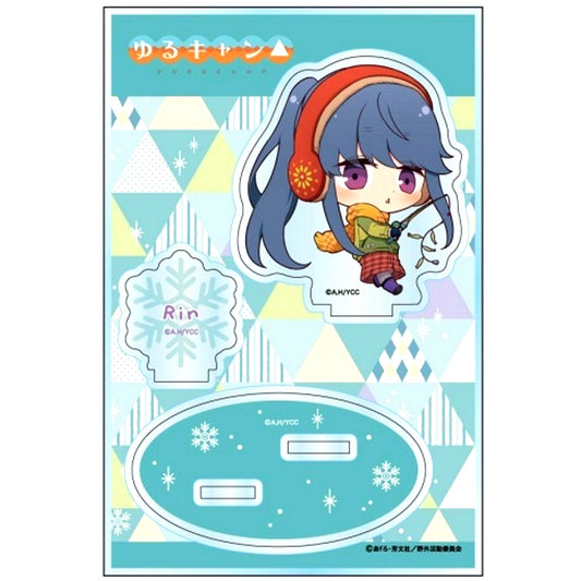 Rin Shima Smelt Fishing Chibitts Acrylic Stand Jr. Yuru Camp [USED]