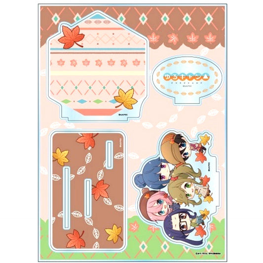 Group Momiji Chibitts! Laid-Back Camp Acrylic Diorama [USED]
