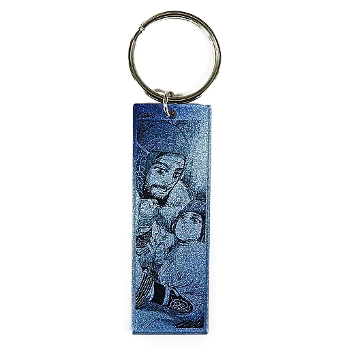 Wilk Asirpa Golden Kamuy Metallic Acrylic Keychain Collection Golden Kamuy Exhibition Limited [USED]
