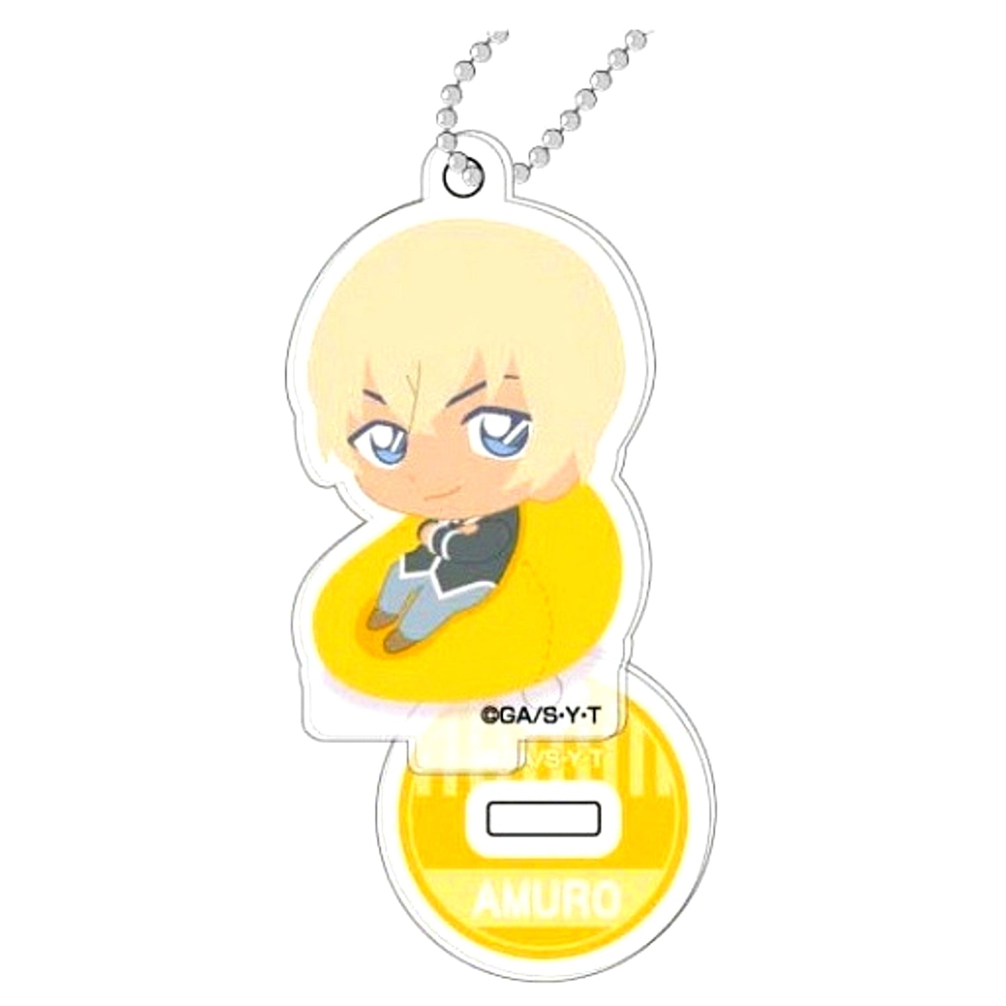Toru Amuro Detective Conan Yurutto Cushion Series Stand Mini Acrylic Keychain [USED]