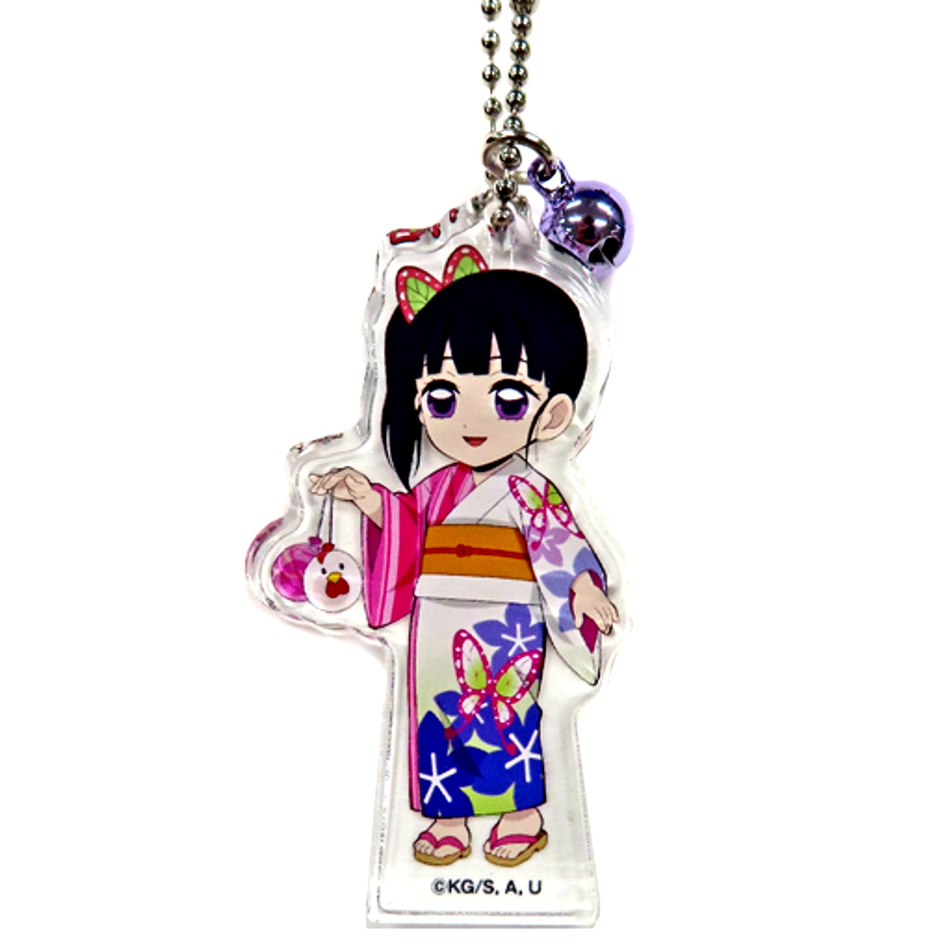 Kanao Tsuyuri Demon Slayer Lawson Campaign Extra Thick Acrylic Keychain [USED]