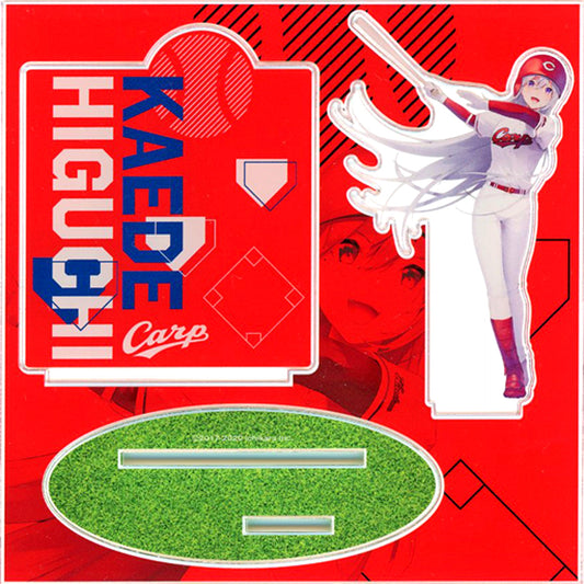 Kaede Higuchi Acrylic Panel Nijisanji Kaede Higuchi x Hiroshima Toyo Carp [USED]