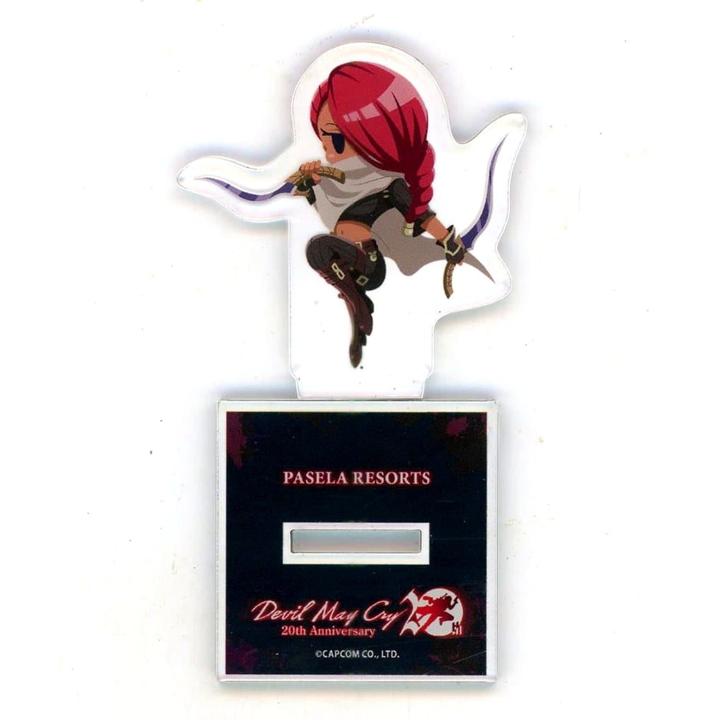 Lucia Devil May Cry Series Pasela 20th Anniversary Collab Cafe Original Trading Acrylic Stand [USED]