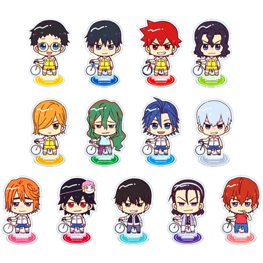 Set of 13 Yowamushi Pedal GLORY LINE Trading Chokonto Acrylic Stand [USED]