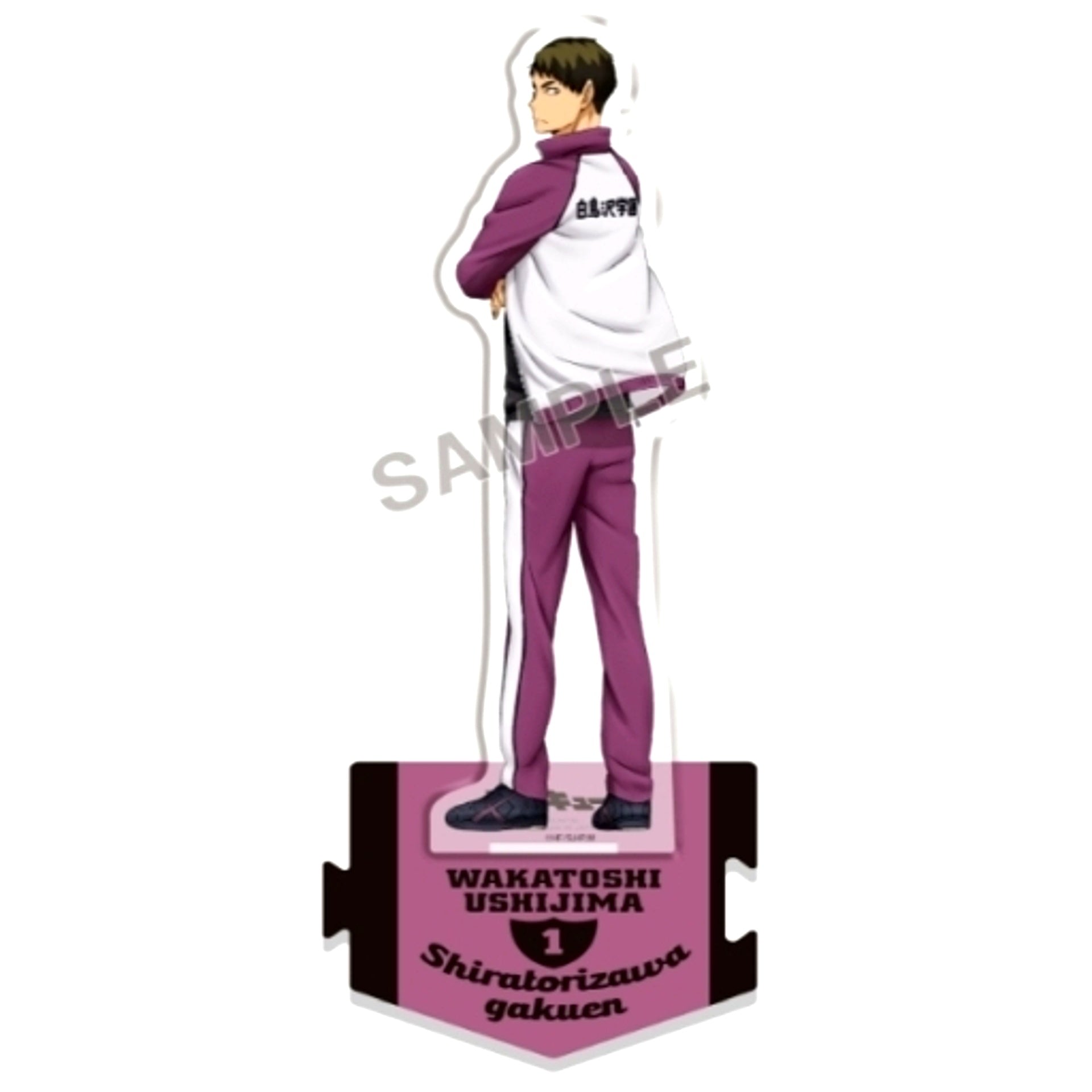 Wakatoshi Ushijima Looking Back Full Body Acrylic Stand Haikyu!! [USED]