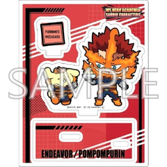 My Hero Academia x Sanrio Characters Endeavor & Pompompurin Acrylic Stand A Acrylic Stands [USED]