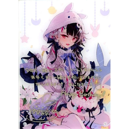 Yorumi Rena Acrylic Panel Replica Autographed Message Virtual YouTuber Nijisanji Birthday 2022 Included Item [USED]