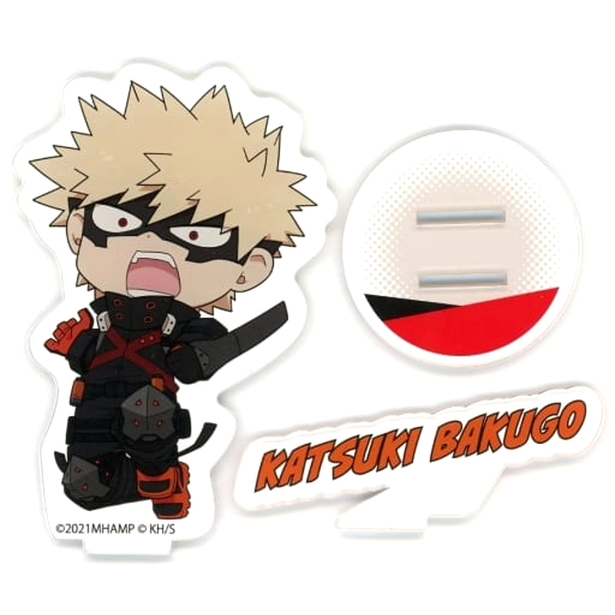 My Hero Academia THE MOVIE World Heroes' Mission Katsuki Bakugo Newly Illustrated Chibi Acrylic Stand Acrylic Stands [USED]