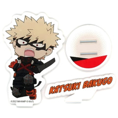 My Hero Academia THE MOVIE World Heroes' Mission Katsuki Bakugo Newly Illustrated Chibi Acrylic Stand Acrylic Stands [USED]