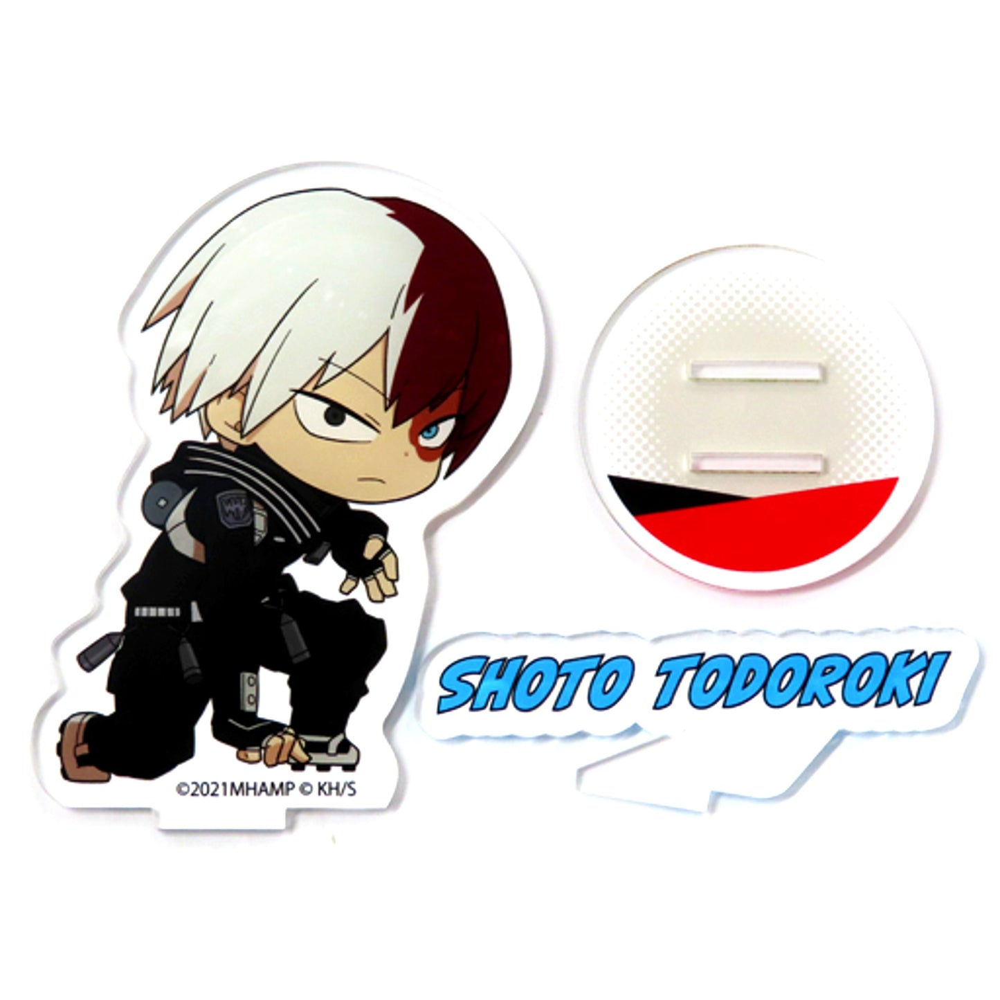 Shoto Todoroki Chibi Character Newly Drawn Acrylic Stand My Hero Academia THE MOVIE World Heroes Mission [USED]