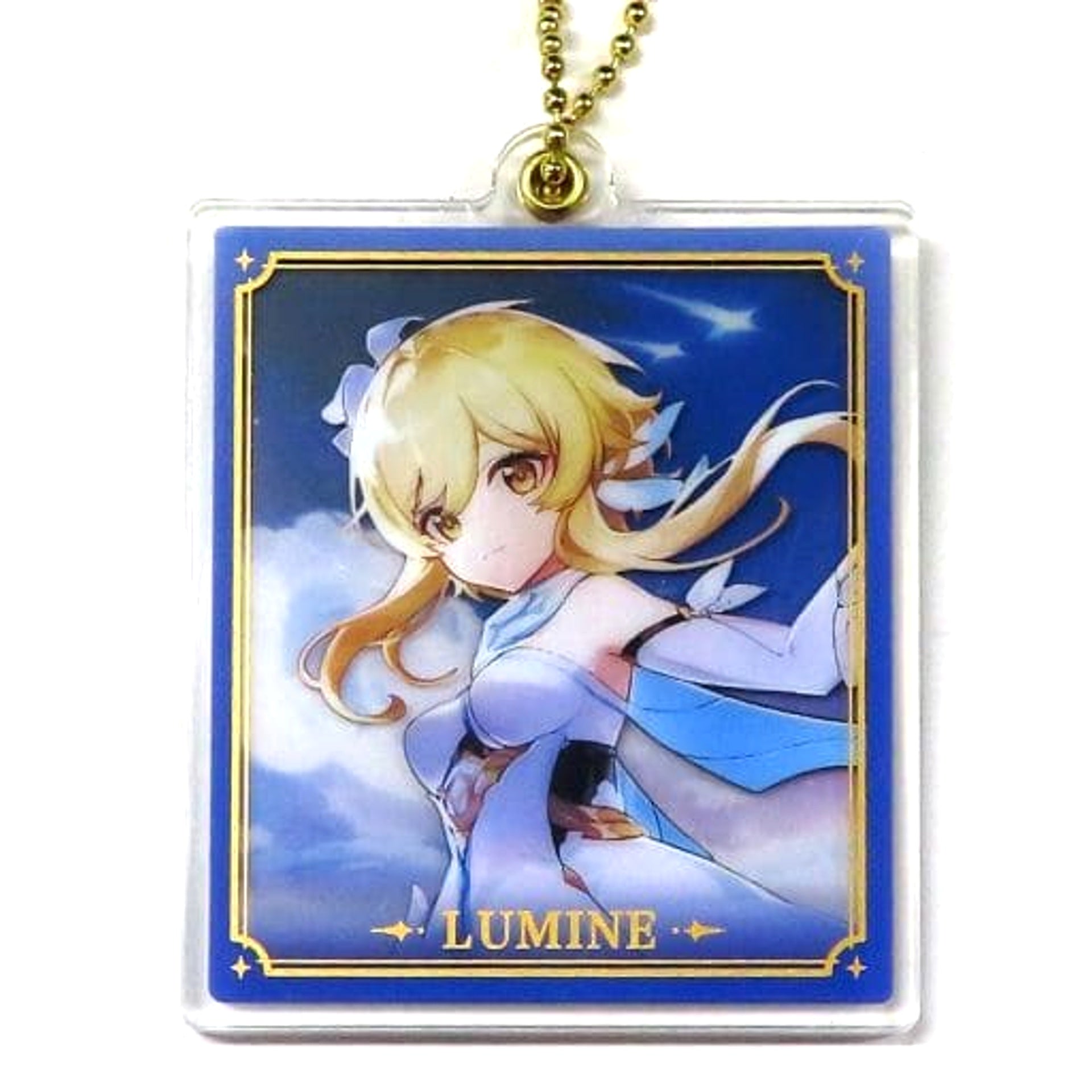 Genshin Hotaru Female Potagonist Wallpaper Character Double Acrylic Strap Acrylic Item [USED]